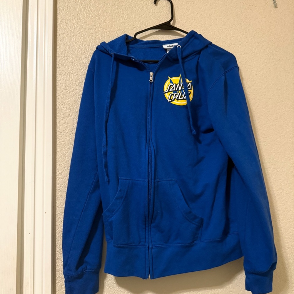 Santa Cruz Blue Zip Jacket